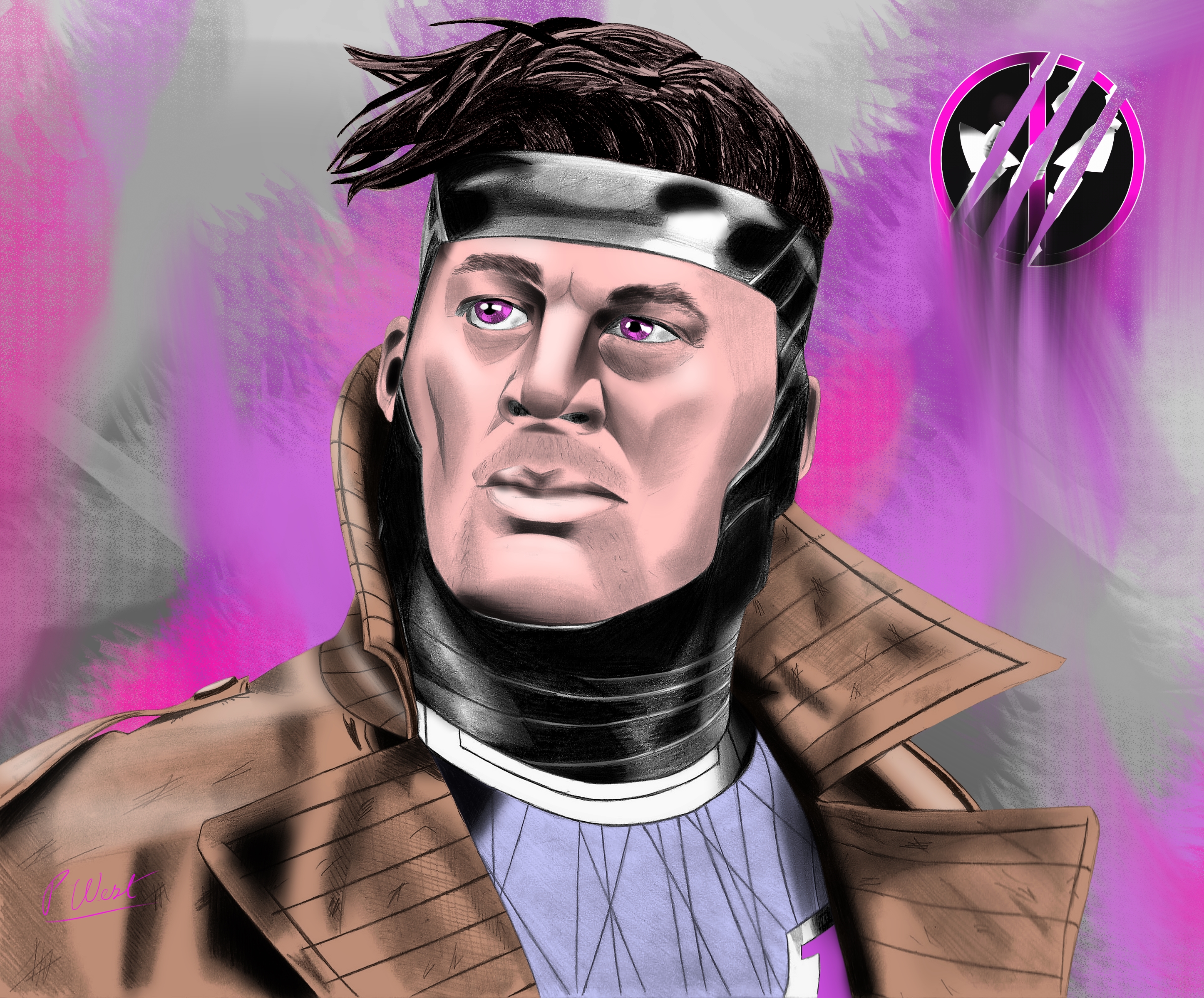 This is a print of Gambit